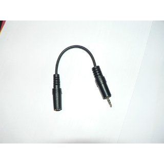 2.5mm (Male) To 3.5mm (Female) Stereo Audio Jack Adapter: Electronics
