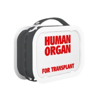 Human Organ For Transplant Lunch Boxes