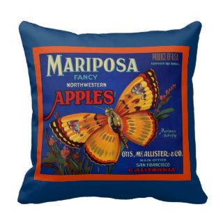 Mariposa Apples Pillow