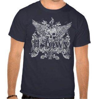H Town (Navy Blue   Front/Back) T Shirt