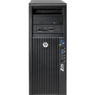 HP Z420 B2B97UT Convertible Mini tower Workstation 1 x Intel Xeon E5 1607 3 GHz 6GB DDR3 500GB HDD DVD Writer NVIDIA Quadro 600 Windows 7 Professional  Desktop Computers  Computers & Accessories