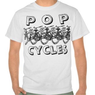 Pop Cycles 3rd logo Tshirt