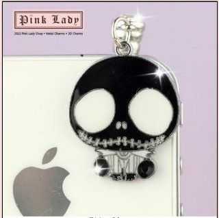 ip484 Christmas Jack Dust Proof Phone Plug Cover Charm For iPhone Smart Phone Cell Phones & Accessories