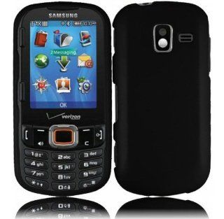 Samsung Intensity III U485 Rubberized Cover   Black: Cell Phones & Accessories