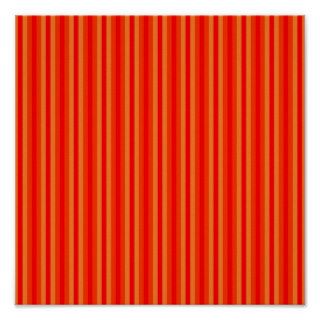 Red and Orange Stripey Hippie Pattern Print
