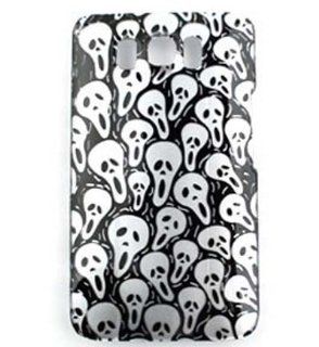 HTC HD2 Transparent Design, Cute Multi Mini Skulls Hard Case/Cover/Faceplate/Snap On/Housing/Protector: Cell Phones & Accessories
