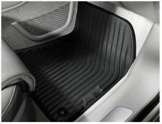 Genuine OEM Audi A8 Front Rubber Floor Mats  GRAPHITE GRAY  (For A8/A8L 2011+ NWB): Automotive