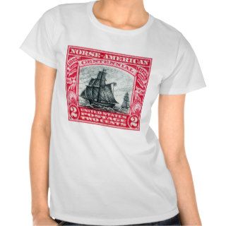 1925  Norse American Stamp T shirt