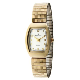 Peugeot Women's White Goldtone Expansion Watch Peugeot Women's Peugeot Watches