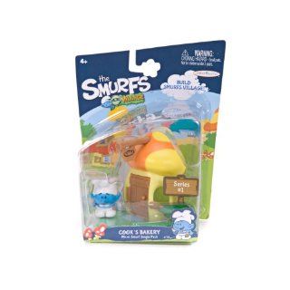 The Smurfs Wave 1 Chef Micro Figure: Toys & Games