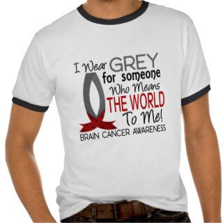 Means The World To Me Brain Cancer T Shirts