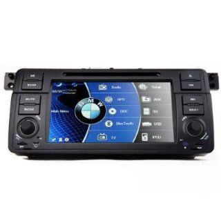 ProAuto In Dash Car DVD Player For BMW 3 series E46 1998 2006 with GPS Navigation Radio (Map free) Bluetooth/PIP/3D/Ipod/Steering wheel control : Vehicle Dvd Players : MP3 Players & Accessories