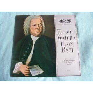 004 492 HELMUT WALCHA Plays Bach LP Helmut Walcha Music