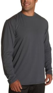 Soffe Men's Base Layer Long Sleeve Crew Tee, Charcoal, Medium at  Mens Clothing store Fashion T Shirts