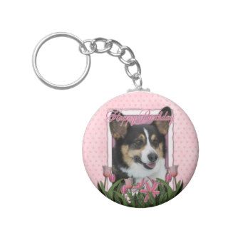 Happy Birthday   Corgi Key Chains