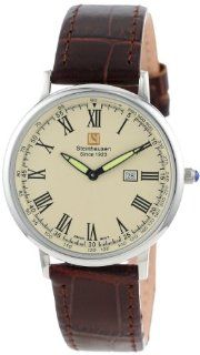 Steinhausen Men's TW493S Dunn Horitzon Thin Swiss Quartz Silver Watch Watches
