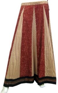 Long Skirt for Women Elegant Indian Clothing with Mirrors