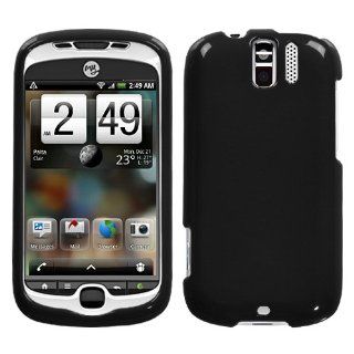 HTC MYTOUCH SLIDE 3G BLACK SOLID SILICONE SOFT SKIN CASE COVER: Everything Else