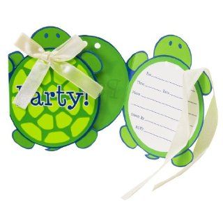 Mr. Turtle Party Invitations   Themed Birthday Party Supplies: Health & Personal Care