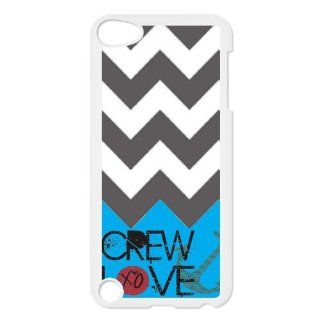 Personalized and fashion case with the element of weekend XO, Chevron Pattern and anchor for iPod touch 5th : Cell Phones Accessories : MP3 Players & Accessories
