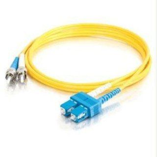 C2G / Cables to Go 14452 SC/ST Duplex 9/125 Single   Mode Fiber Patch Cable (8 Meters, Yellow) Electronics