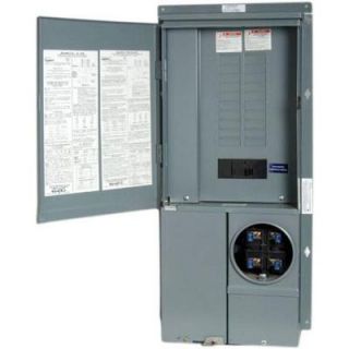 Square D by Schneider Electric Homeline 200 Amp 20 Space 40 Circuit Semi Flush Mount Main Breaker CSED SC2040M200F