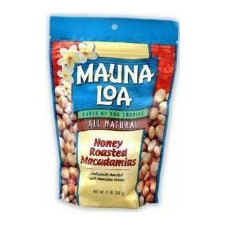 Hawaiian Value Pack Mauna Loa Macadamia Nuts Honey Roasted 4 Bags Plus 4 Bonus Gifts : Snack Macadamia Nuts : Grocery & Gourmet Food