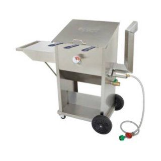 Bayou Classic 700 709 9 Gallon Stainless Steel Self Contained Deep Fryer: Kitchen & Dining