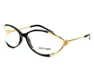 Roberto Cavalli Eyeglasses RC498 Cavansite 001 Black/Rose Gold 498 Size:54: Shoes
