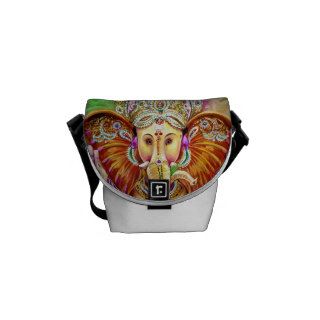 Ganesh Ganesha Ganapati Hindu Elephant Deity Courier Bags