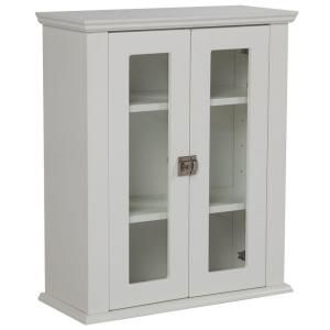 Home Decorators Collection Lamport 22 in. W Surface Mount Over John Storage Cabinet in White BHOJ22COM WH