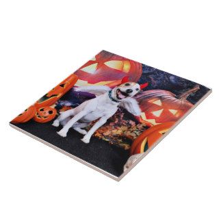 Halloween   Jack Russell   Bailey Ceramic Tiles