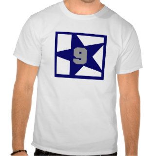 Blue Star #9 T Shirt