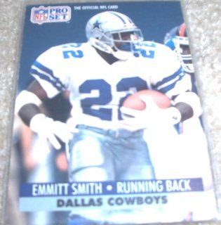 1991 Pro Set Emmitt Smith # 485 NFL Football Trading Card at 's Sports Collectibles Store