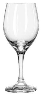 Libbey 14 Ounce Classic White Wine Glass, Clear, 4 Piece: Kitchen & Dining