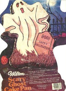 Wilton Scary Ghost/Halloween Goblin Cake Pan (502 2499, 1982): Kitchen & Dining