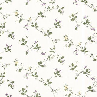 Brewster 487 68822 Veronica Trail Wallpaper, Purple    