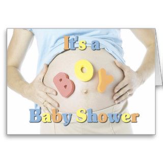 It's a Boy baby shower invitation Greeting Card