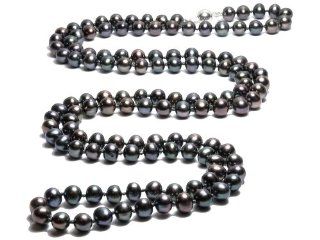 Lilou   Black Pearl Necklace: Love My Pearls: Jewelry