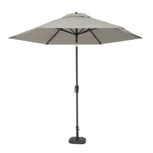 Martha Stewart Living Lyndon View 9 ft. Patio Umbrella in Beige DYBCR UMB