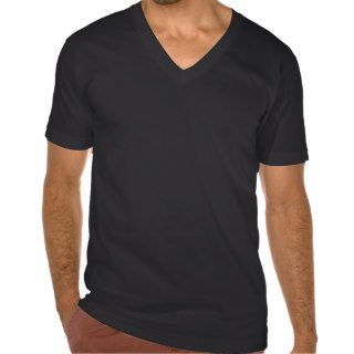 Plain Black Men's American Apparel Fine Jersey V T Shirts
