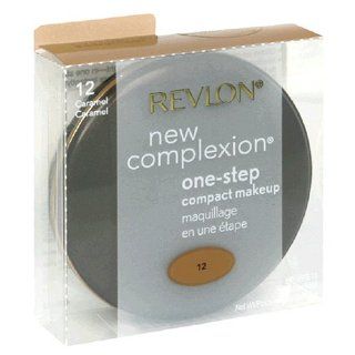 Revlon New Complexion One Step Compact Makeup, SPF 15, Caramel 12, 0.35 Ounce  Foundation Makeup  Beauty