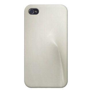 A small crevice is seen on a white surface iPhone 4 cases