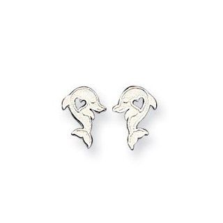 Sterling Silver Dolphin Earrings: West Coast Jewelry: Jewelry