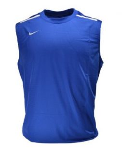 Nike Dri Fit League Men's Sleeveless T Shirt True Blue/White 521130 493 S : Fashion T Shirts : Clothing