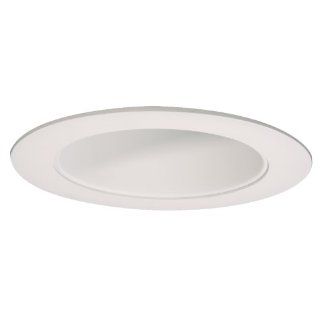 Halo Recessed 494P06 6 Inch LED Trim Reflector with Matte White Ring   Recessed Light Fixture Trims  