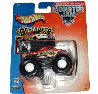 2003 2004 THE DESTROYER (RED) #7 Hot Wheels Monster Jam 1:64 scale (3 inch) die cast truck: Everything Else