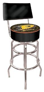 NHL Anaheim Ducks Padded Bar Stool with Back : Home Bars : Sports & Outdoors