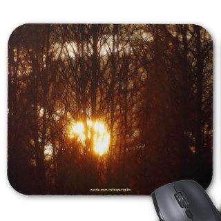 MASTERPIECES OF NATURE Sunlight Through Trees Mousepad