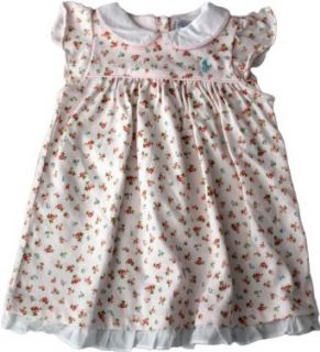 Ralph Lauren Layette Girl's Floral Print Dress Set (6 Month): Clothing
